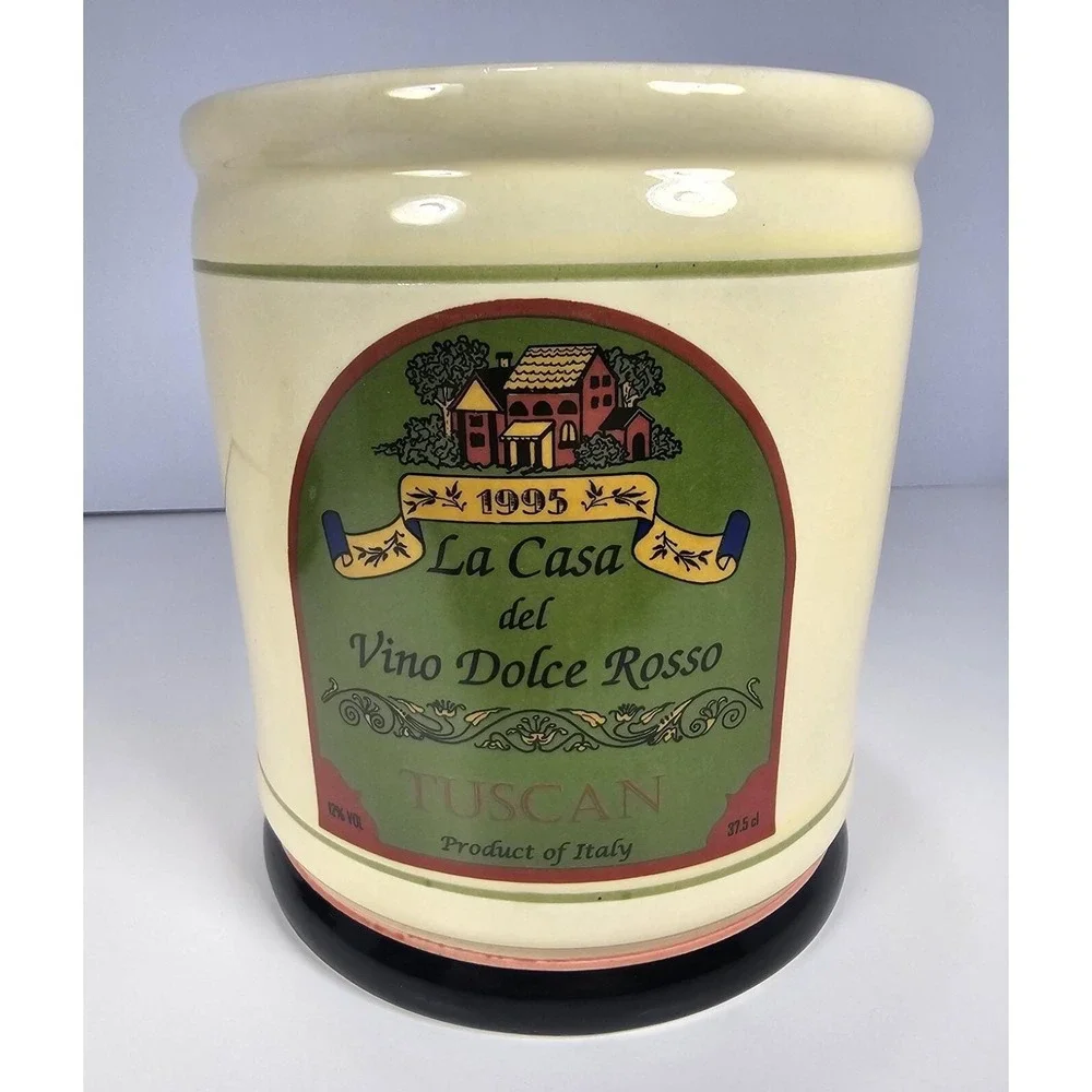 Oggi La Casa del Vino Dolce Rosso Canister With Lids